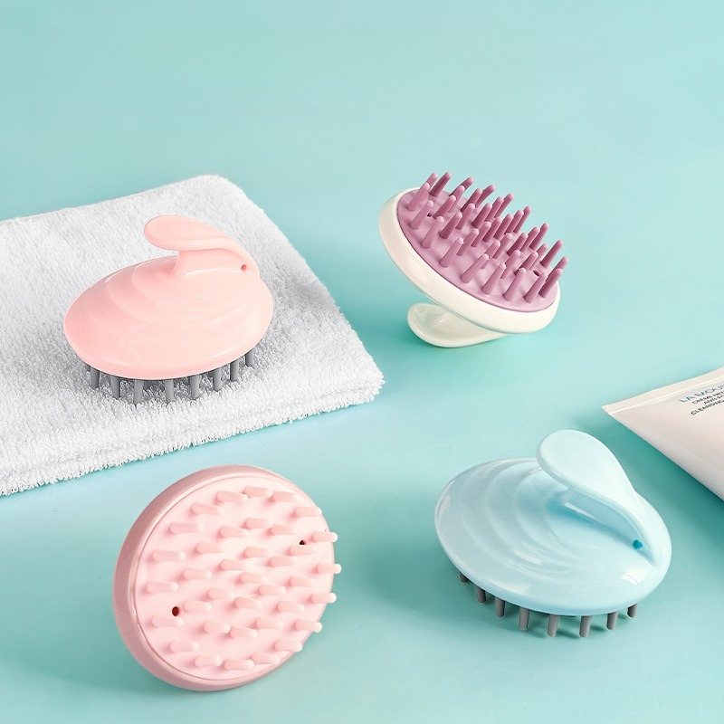 Baby Products Hair - Pettine massaggiante in silicone per capelli,