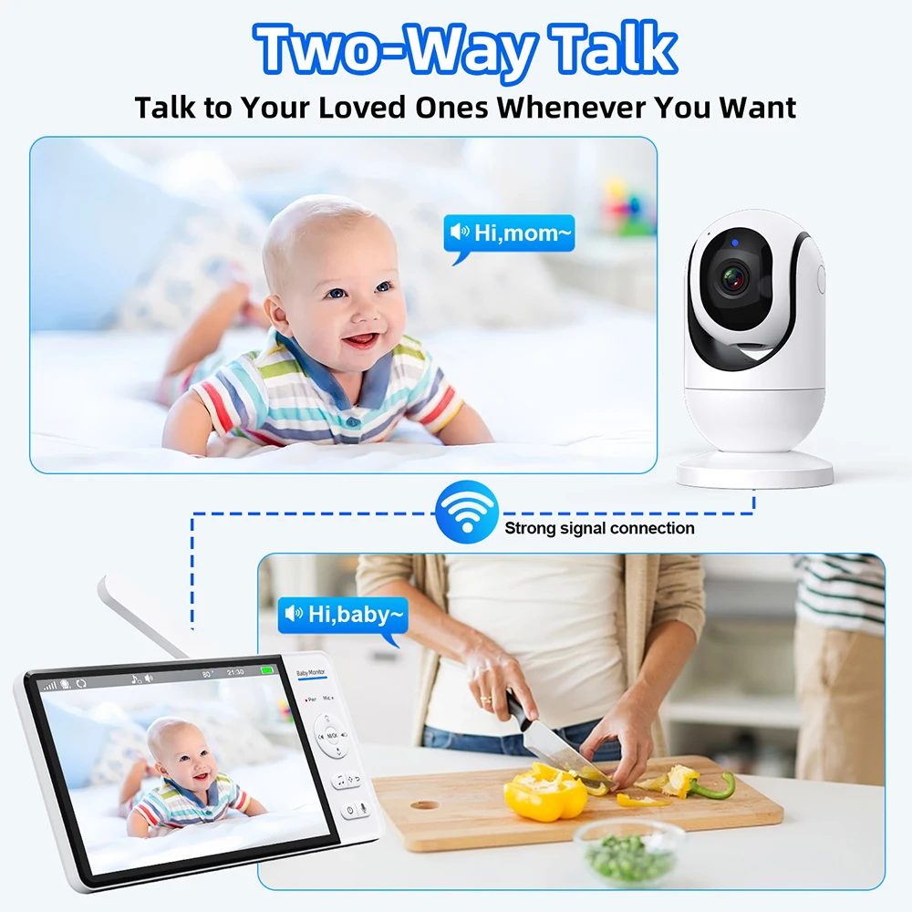 7.0 ''Video Baby Monitor 720P  - Baby Products Video recensione e prezzo