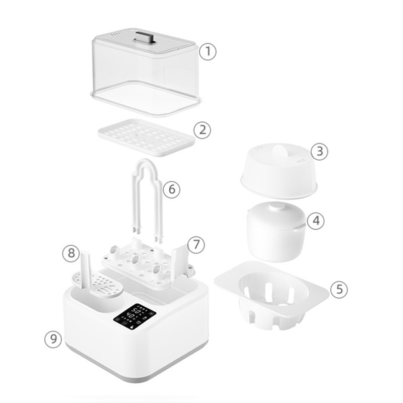 Sterilizzatore per biberon 8 i - Baby Bottle Sterilizer recensione e prezzo