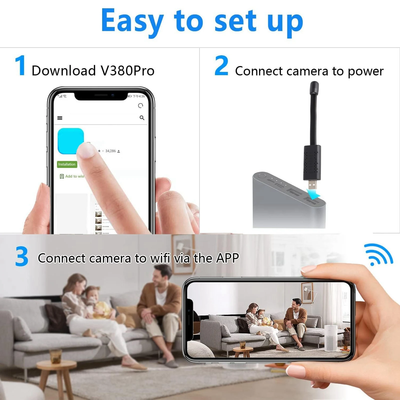 Telecamera di sicurezza WiFi U - Baby Products Video recensione e prezzo