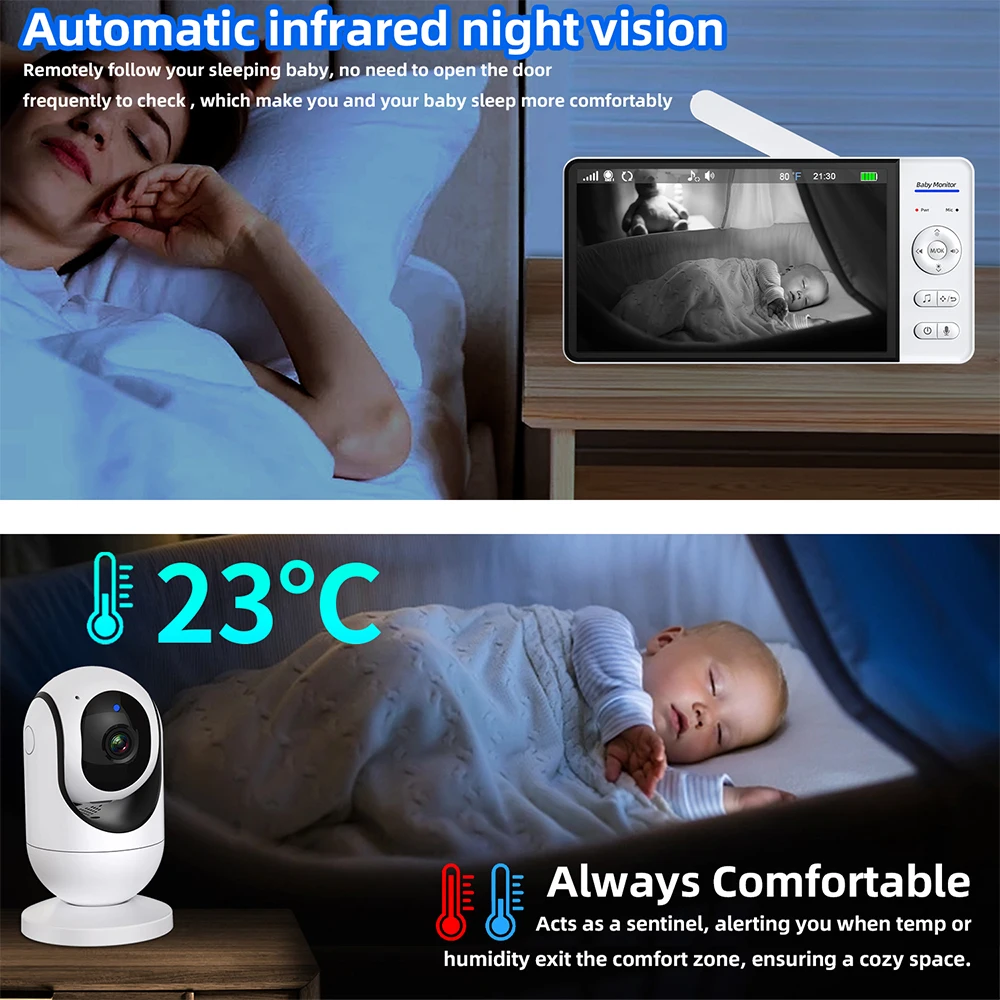 No WiFi Baby Monitor da 7 poll - Baby Products Video recensione e prezzo
