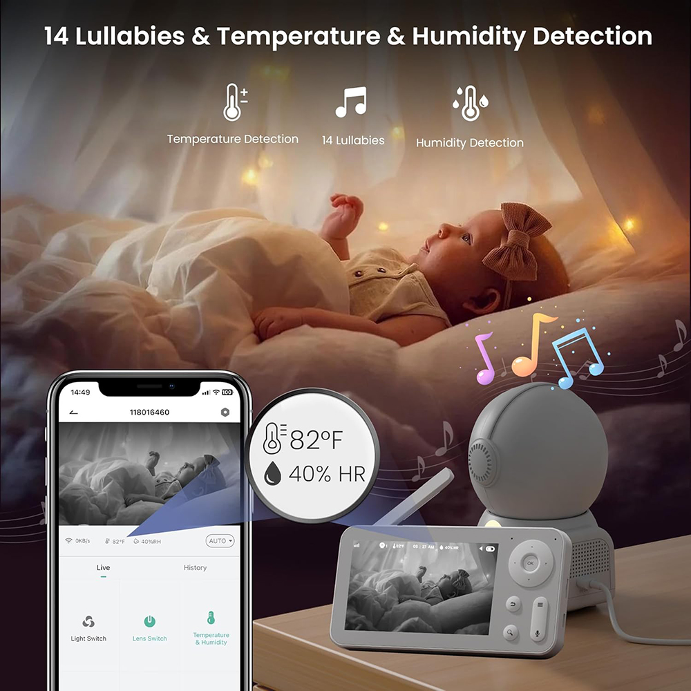 Baby monitor 2K con 2 telecame - Baby Products Video recensione e prezzo